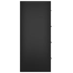 HKH Aparador em derivados de Madeira 60 X 30,5 X 71 Cm - Preto
