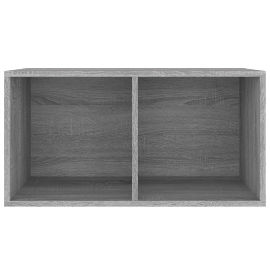 HKH Caixa Discos Vinil Sonoma - 71x34x36cm - Cinzento