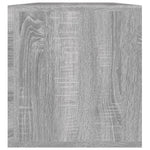 HKH Caixa Discos Vinil Sonoma - 71x34x36cm - Cinzento