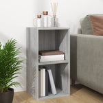 HKH Caixa Discos Vinil Sonoma - 71x34x36cm - Cinzento