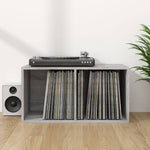 HKH Caixa Discos Vinil Sonoma - 71x34x36cm - Cinzento