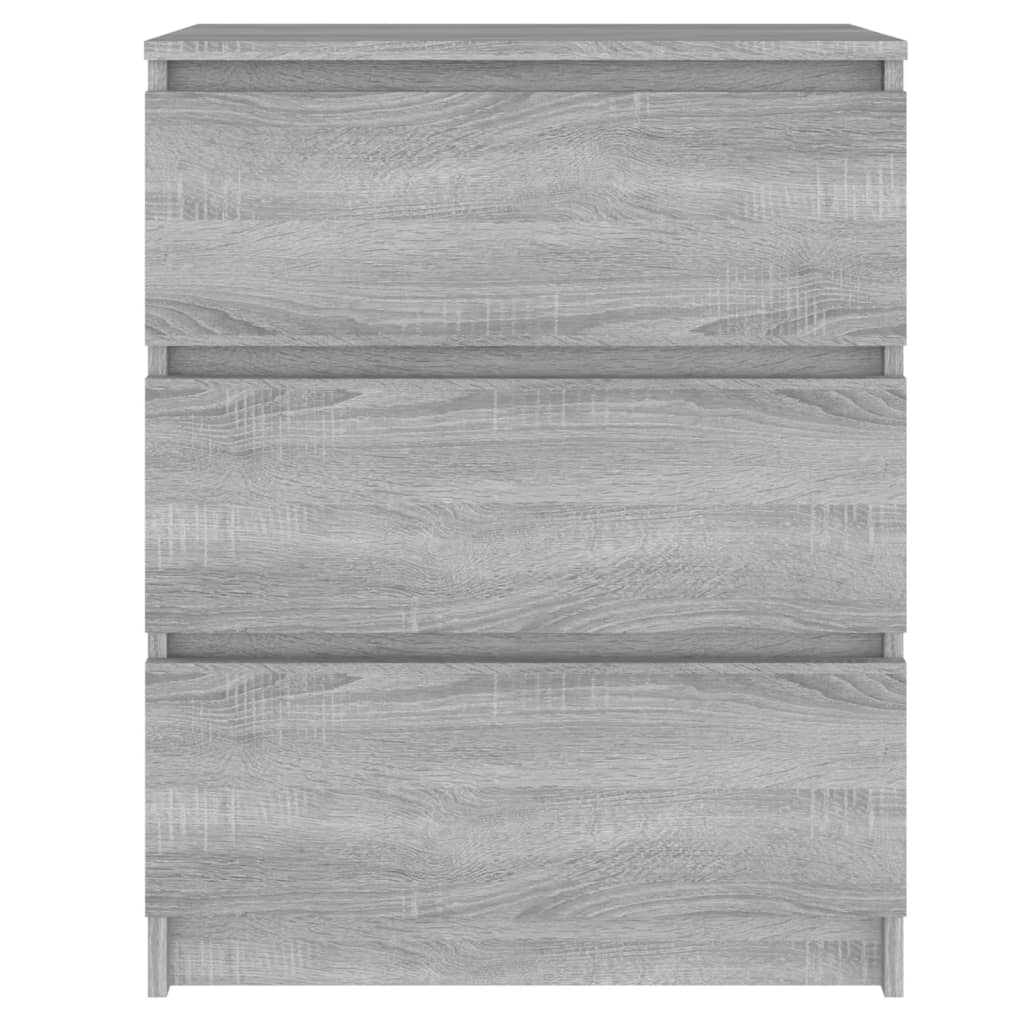 HKH Aparador Alto de Madera Procesada 60 x 35 x 76 cm - Sonoma Gris
