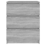 HKH Aparador Alto de Madera Procesada 60 x 35 x 76 cm - Sonoma Gris