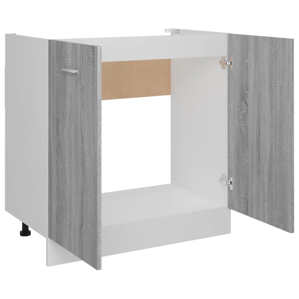 HKH Mueble Bajo Fregadero Lyon Sonoma - Gris