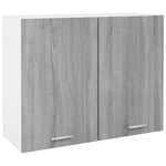 HKH Armario Colgante Lyon Sonoma - 80x31x60 Cm - Gris