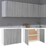 HKH Armario Colgante Lyon Sonoma - 80x31x60 Cm - Gris