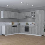 HKH Armario Colgante Lyon Sonoma - 80x31x60 Cm - Gris