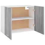 HKH Armario Colgante Lyon Sonoma - 80x31x60 Cm - Gris