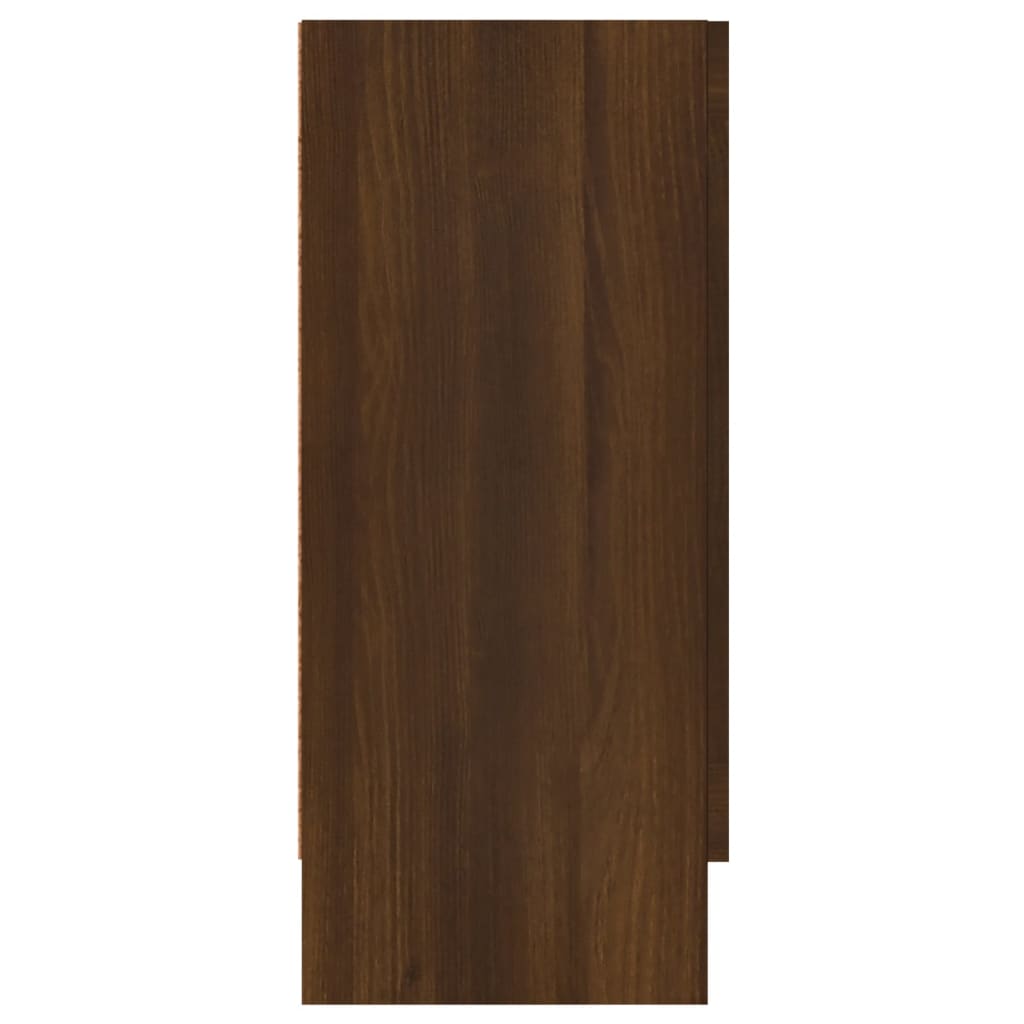 HKH Aparador Moderno em derivados de Madeira, Mdf 120 X 30,5 X 70 Cm - Carvalho Castanho