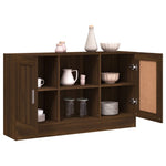HKH Aparador Moderno em derivados de Madeira, Mdf 120 X 30,5 X 70 Cm - Carvalho Castanho