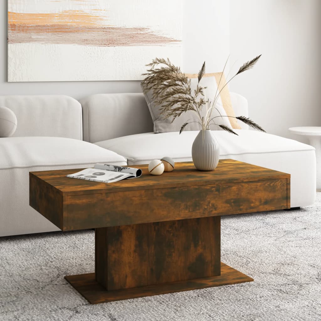 Mesa de centro HKH en derivados de madera Roble Ahumado