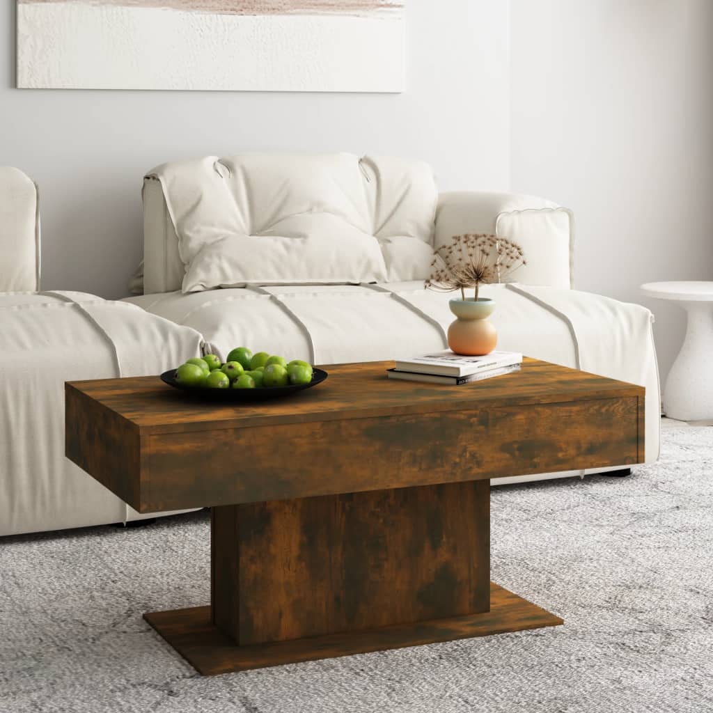 Mesa de centro HKH en derivados de madera Roble Ahumado