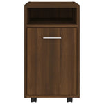 Mueble Auxiliar con Ruedas HKH en Roble - 33x38x60cm - Marrón