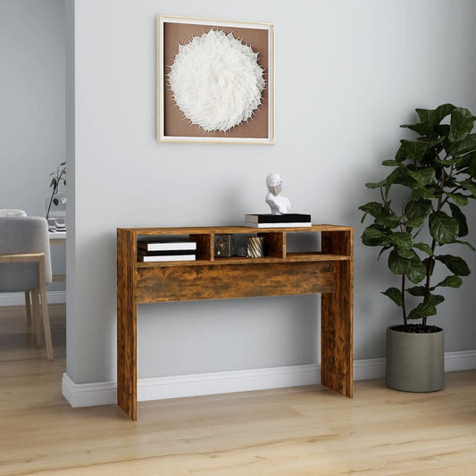 Mesa auxiliar HKH en roble ahumado y derivados de la madera