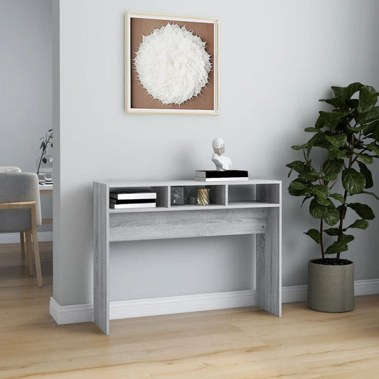 HKH Mesa auxiliar de madera manufacturada - Gris