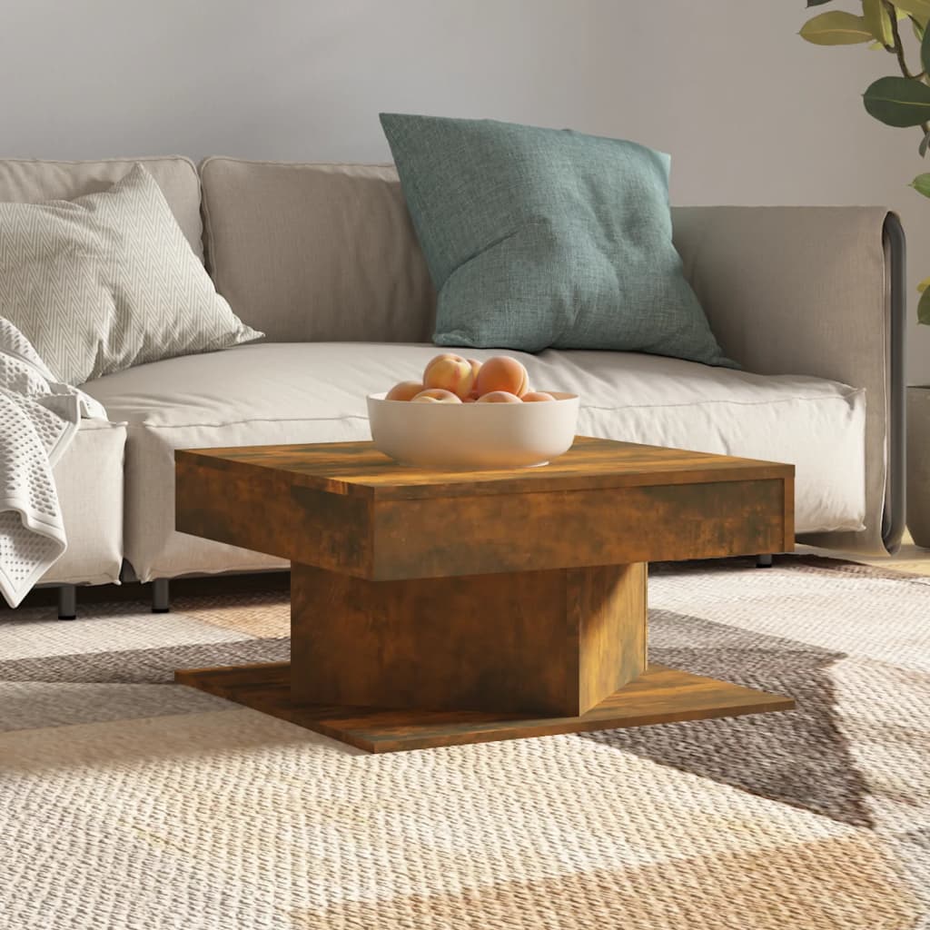 Mesa de centro HKH en derivados de madera Roble Ahumado