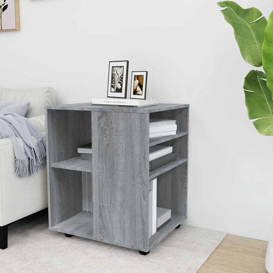 HKH Móvel com Rodas Sonoma - 60x53x72 Cm - Cinza