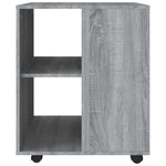HKH Móvel com Rodas Sonoma - 60x53x72 Cm - Cinza