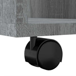 HKH Móvel com Rodas Sonoma - 60x53x72 Cm - Cinza