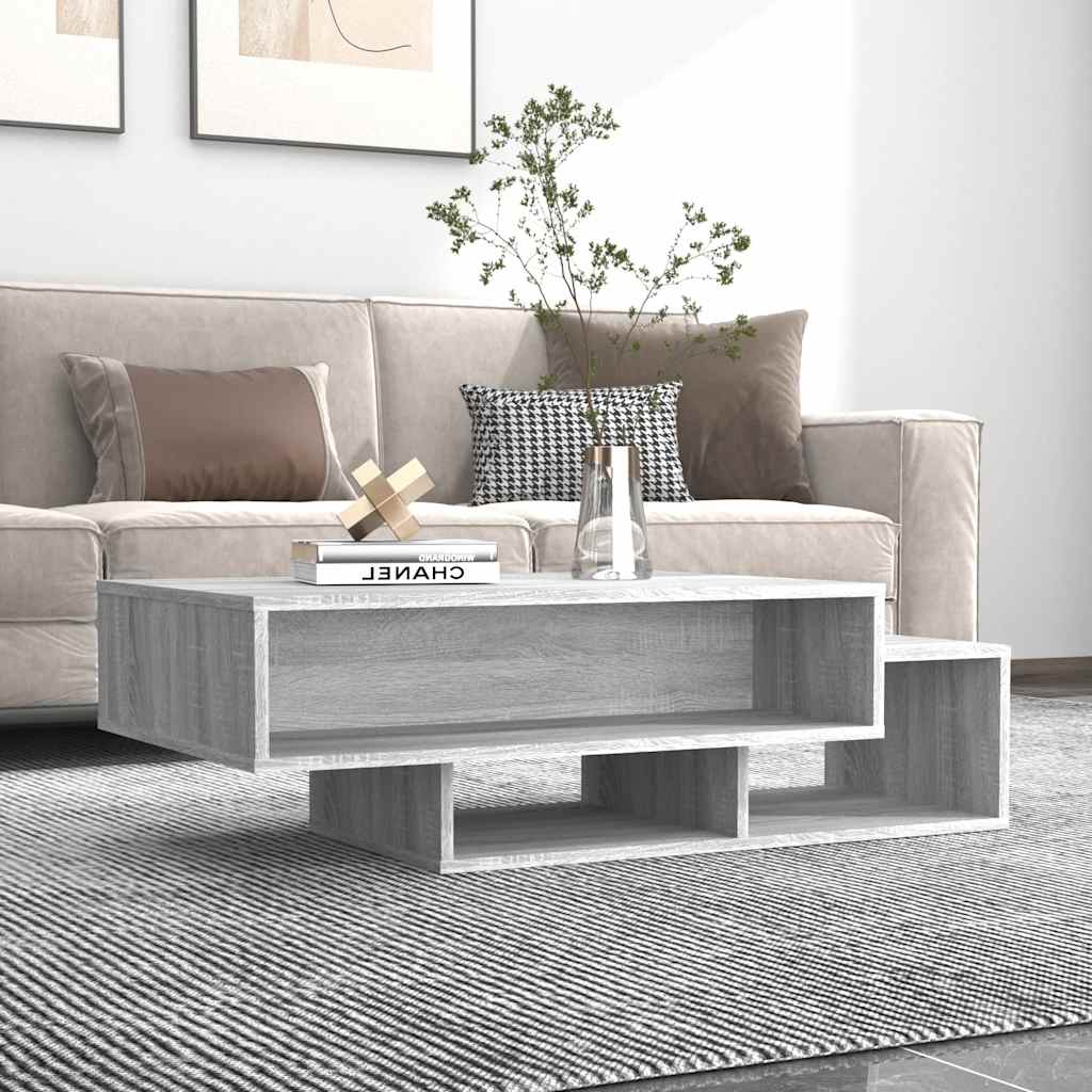 Mesa de centro HKH en derivados de madera Sonoma - Gris