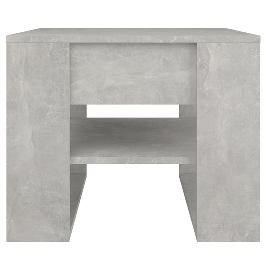 HKH Mesa de centro gris cemento en madera manufacturada