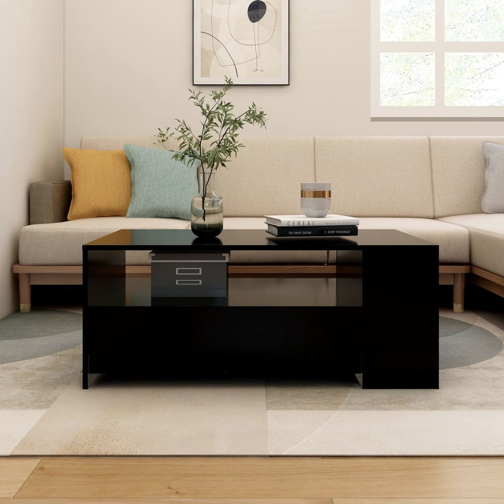 HKH Mesa de centro en derivados de madera - Negro