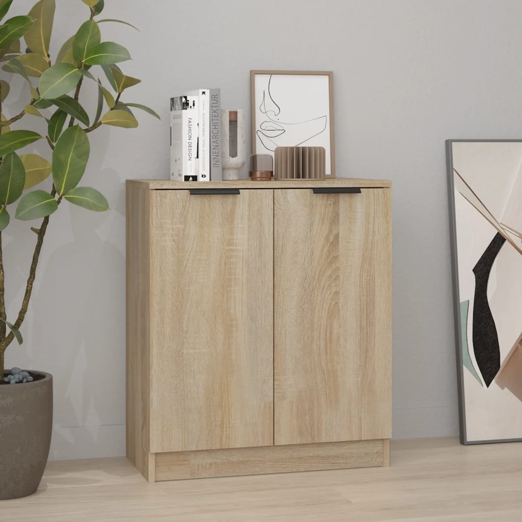 HKH Aparador Alto en Madera Procesada 60 x 30 x 70 cm - Roble Sonoma