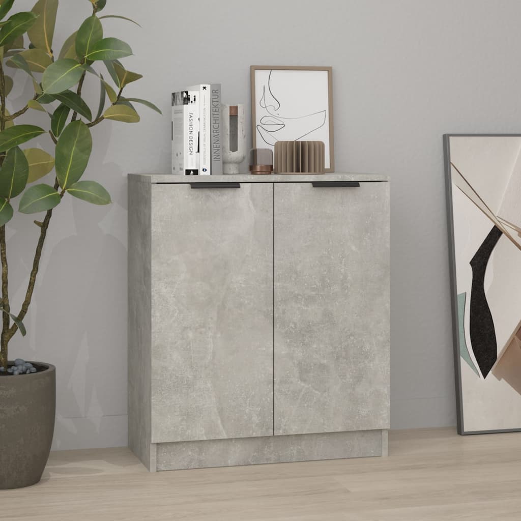 HKH Aparador Alto de Madera Aglomerada 60 x 30 x 70 cm - Gris Cemento