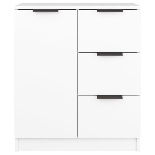HKH Aparador Alto em Madeira Processada 60 X 30 X 70 Cm - Branco
