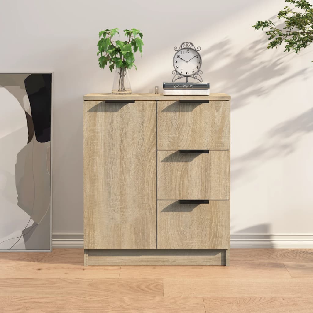 HKH Aparador Alto en Madera Procesada 60 x 30 x 70 cm - Roble Sonoma