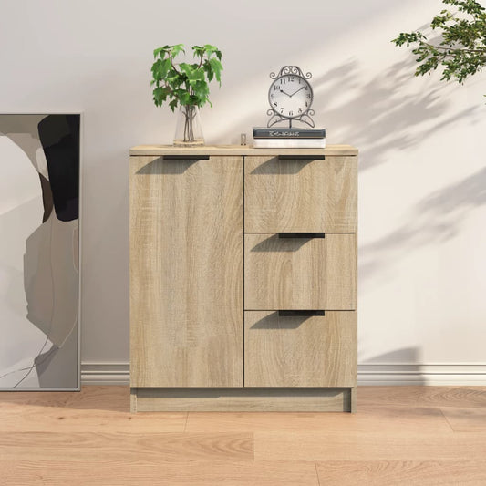 HKH Aparador Alto en Madera Procesada 60 x 30 x 70 cm - Roble Sonoma