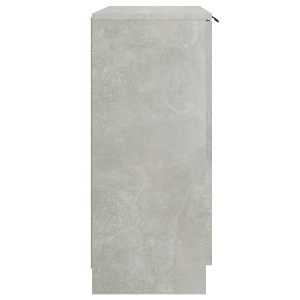 HKH Aparador Alto de Madera Aglomerada 60 x 30 x 70 cm - Gris Cemento