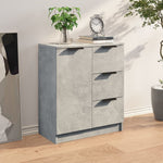 HKH Aparador Alto de Madera Aglomerada 60 x 30 x 70 cm - Gris Cemento
