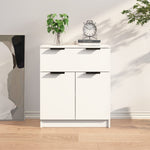 HKH Aparador Moderno en Madera Procesada 60 x 30 x 70 cm - Blanco