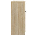 Aparador moderno HKH de madera de ingeniería 60 x 30 x 70 cm - Roble Sonoma