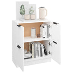 HKH Aparador Moderno en Madera Procesada 60 x 30 x 70 cm - Blanco