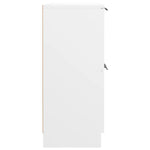 HKH Aparador Moderno en Madera Procesada 60 x 30 x 70 cm - Blanco