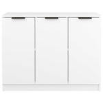 Aparador moderno HKH de madera procesada 90,5 x 30 x 70 cm - Blanco