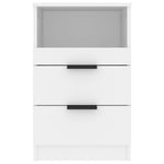 HKH Mesa de Cabeceira em Derivados de Madeira - Branco