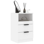 HKH Mesa de Cabeceira em Derivados de Madeira - Branco