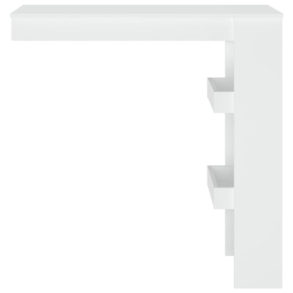 Mesa de bar HKH para pared de madera - Blanco