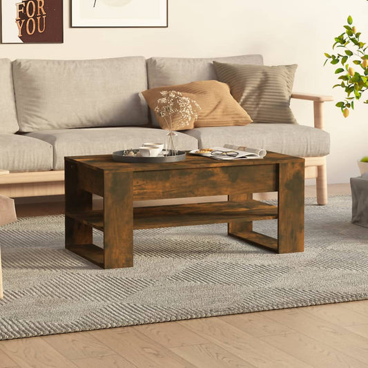 Mesa de centro HKH de roble ahumado en madera manufacturada