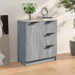 Aparador alto HKH de madera procesada, 60 x 30 x 70 cm - Sonoma gris