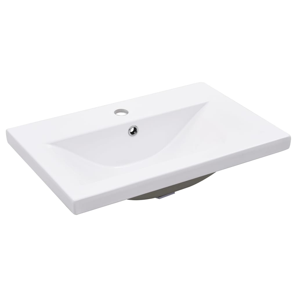 HKH Estructura de Lavabo C/ Lavabo Empotrado en Hierro - Negro