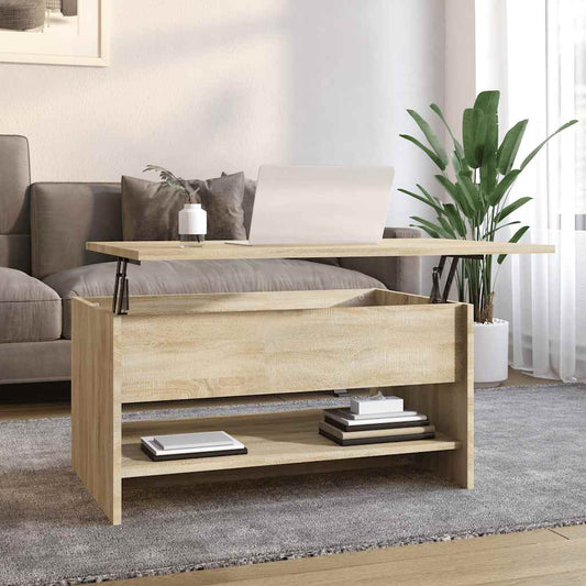 Mesa de centro HKH en derivados de madera Roble Sonoma