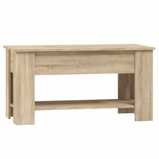 HKH Mesa de Centro Roble Sonoma en Madera Procesada