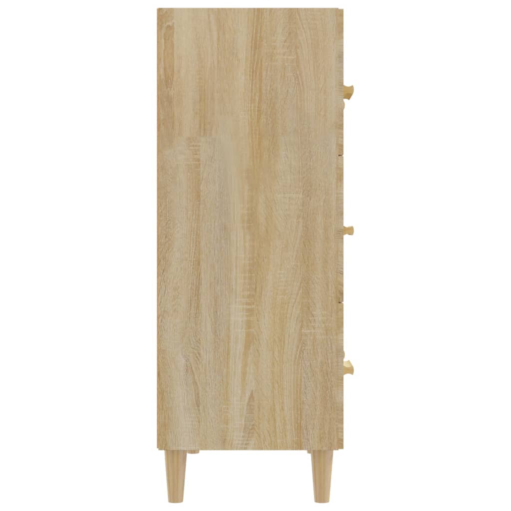 Aparador Clásico HKH en Madera Procesada 70 X 34 X 90 Cm - Roble Sonoma
