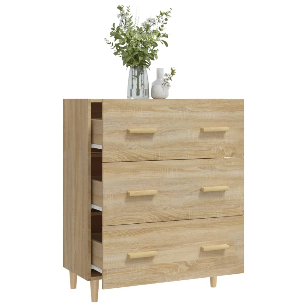 Aparador Clásico HKH en Madera Procesada 70 X 34 X 90 Cm - Roble Sonoma