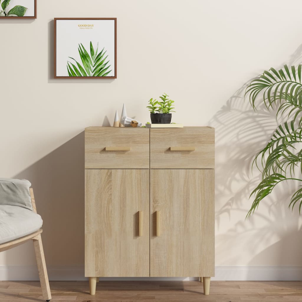 Aparador Clásico HKH en Madera Procesada 69,5 X 34 X 89 Cm - Roble Sonoma