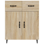 Aparador Clásico HKH de Madera Procesada 69,5 X 34 X 90 Cm - Roble Sonoma